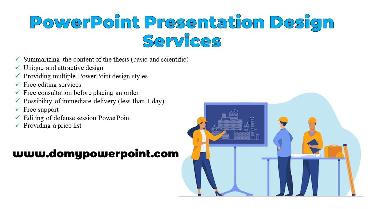 Performing professional PowerPoint and slide design services