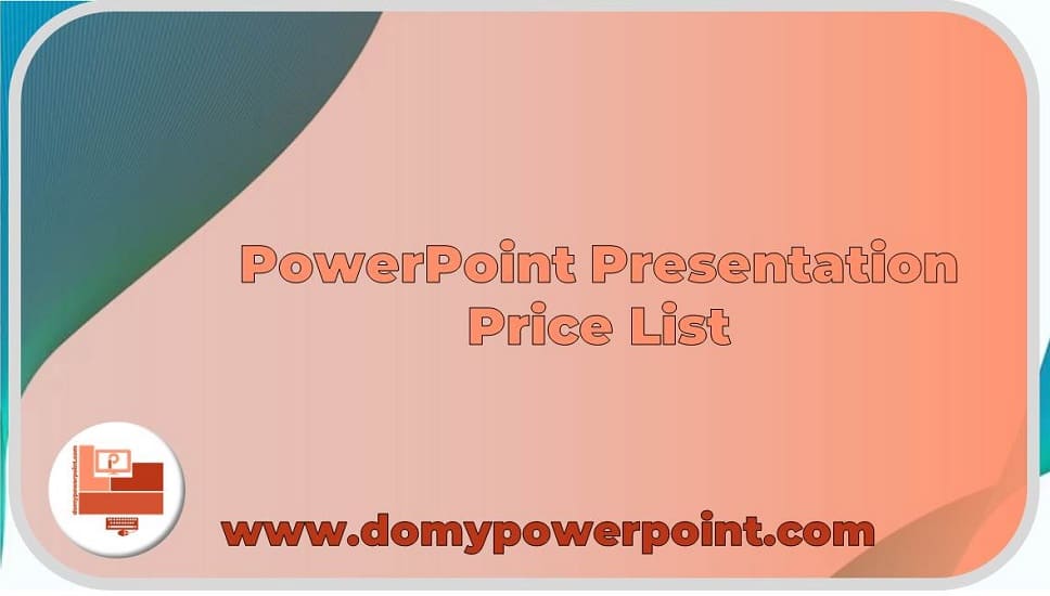 PowerPoint Presentation Price List