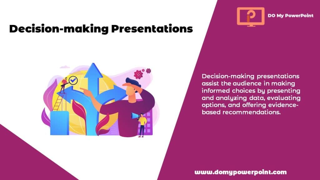 Decision-making Presentations (Different types of presentations)