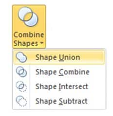 PowerPoint 2010 Merge Shapes