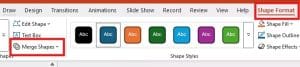 Powerpoint Word Merge Shape How to Merge and Blend Shapes in PowerPoint: (Text and Images)