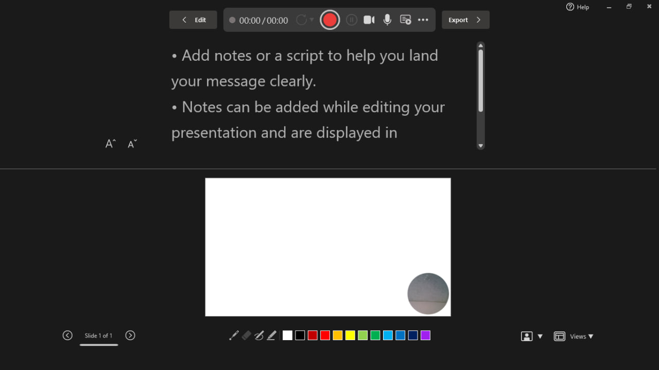 recording studio PowerPoint 2024