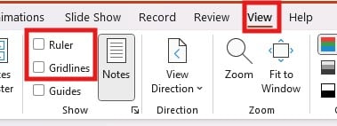 Content Alignment in Vertical Presentations