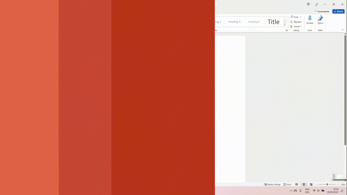 Converting a Word file to PowerPoint