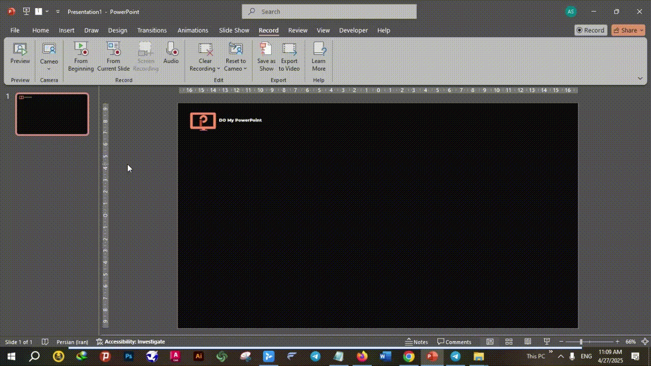 make picture transparent in powerpoint 2024