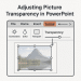 changing opacity in powerpoint