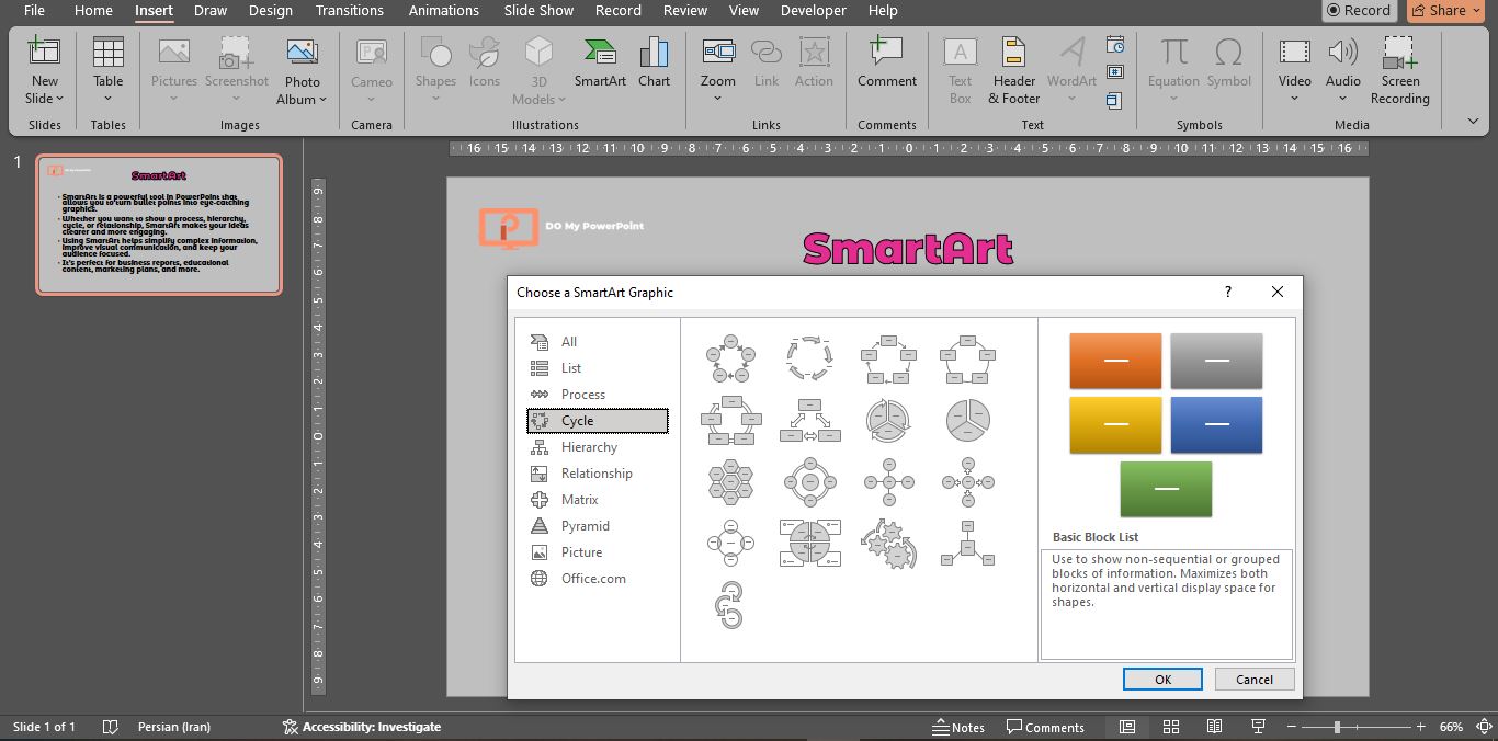 SmartArt PowerPoint Tips: How to Design by SmartArt (+Sample)