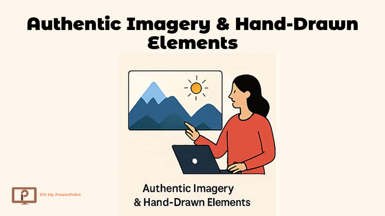 Authentic Imagery & Hand-Drawn Elements