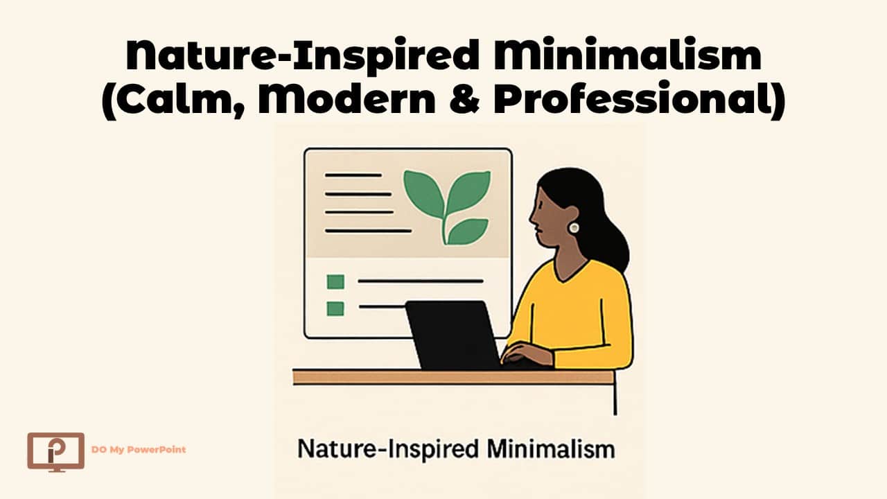 Nature-Inspired Minimalism (Calm, Modern & Professional) 